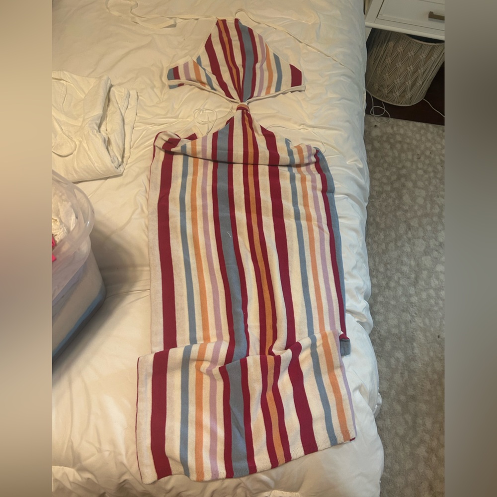 Colorful Striped maxi dress